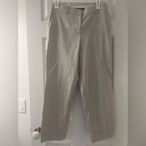 ann taylor women’s khaki straight leg dress pants